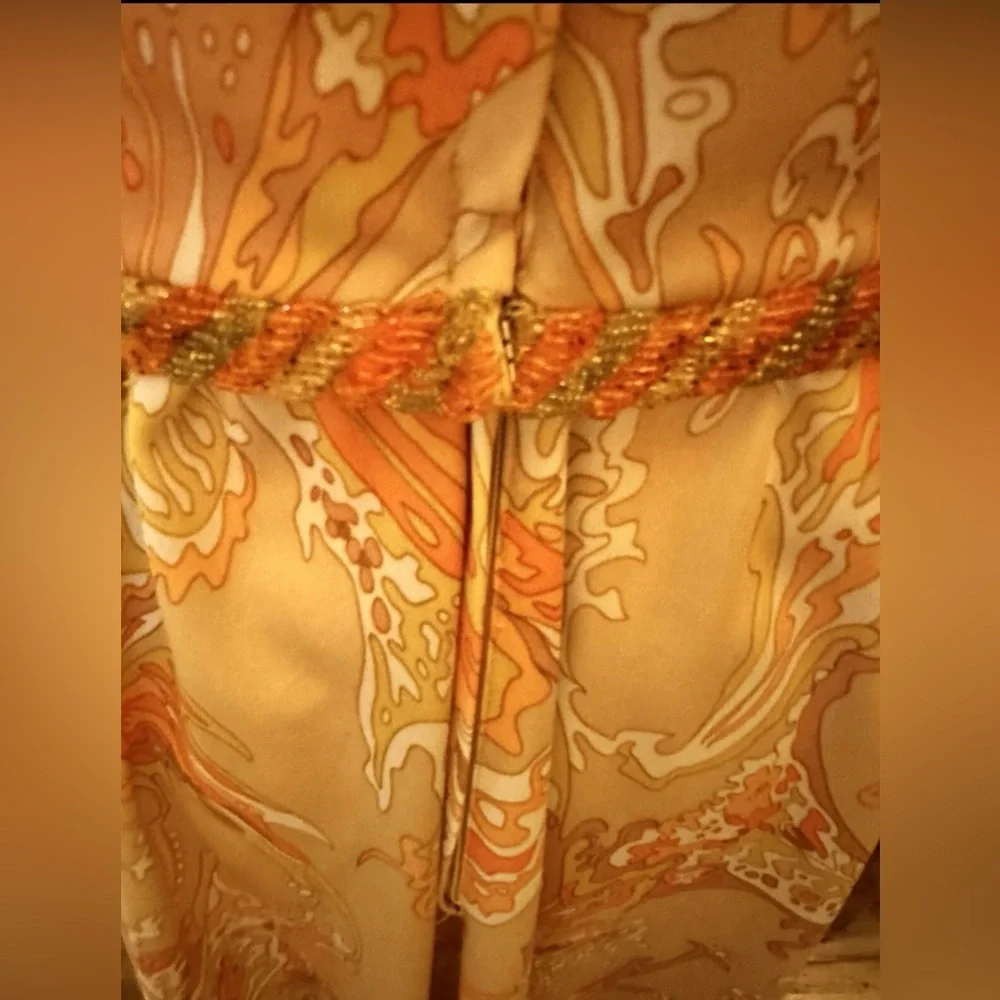 Hand Beaded Fred Rothschild Imperial Designs  1960’s elegant cocktail dress - Picture 9 of 11